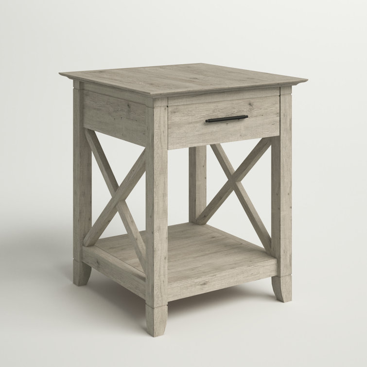 Aspen End Table with Storage